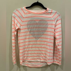 Girls Metallic Softspun Top size 10